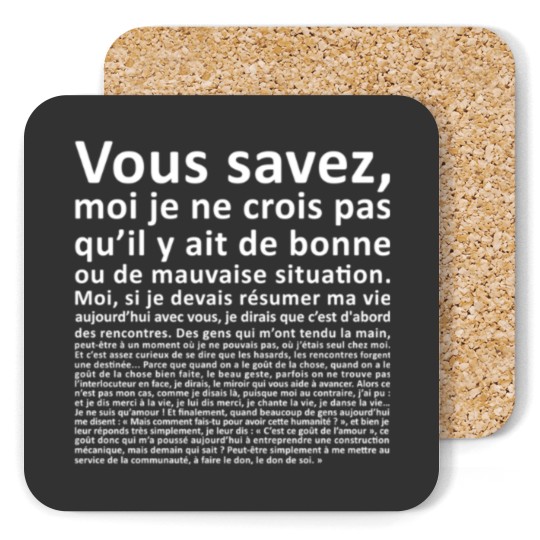 Discover Monologue dOtis Coasters