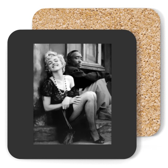 Discover Tupac Marilyn Monroe Hiphop Legend Coasters
