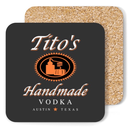 Discover Tito Coasters, TITO'S Handmade Vodka Coasters, Austin Coasters