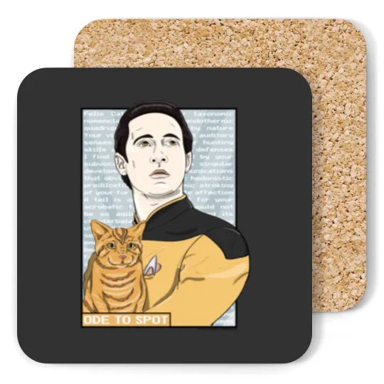 Discover The Next Generation Data Ode To Spot Kitten Portrait Coasters