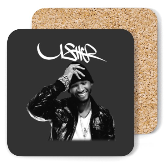 Discover Vintage Usher Unisex Graphic Concert Coaster