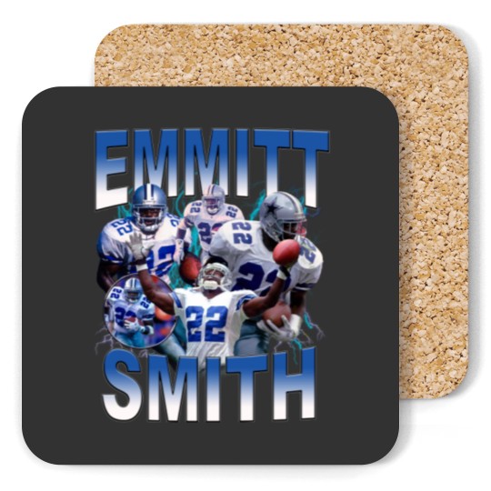 Discover Vintage 90s Graphic Style Emmitt Smith Coasters, Emmitt Smith Coasters, Sport Coasters