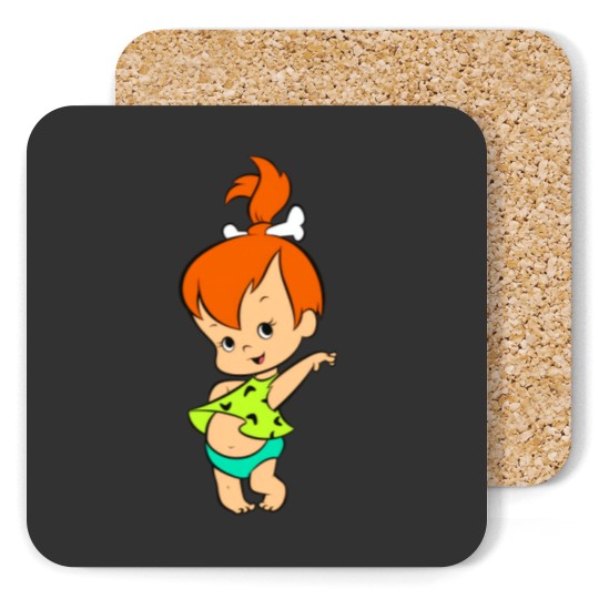 Discover Pebbles Flinstone Coasters, The Flintstones Characters Coasters, Pebbles Flinstone Coasters