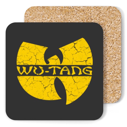 Discover Wutang with Text - Grunge - Wutang - Coasters