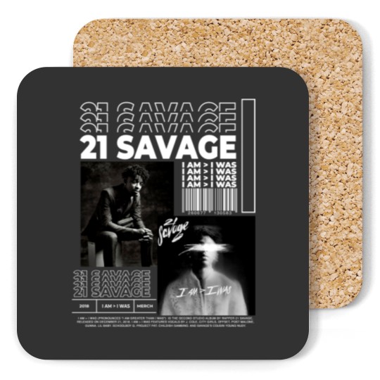 Discover Vintage 21 Savage Coasters | 21 Savage Merch