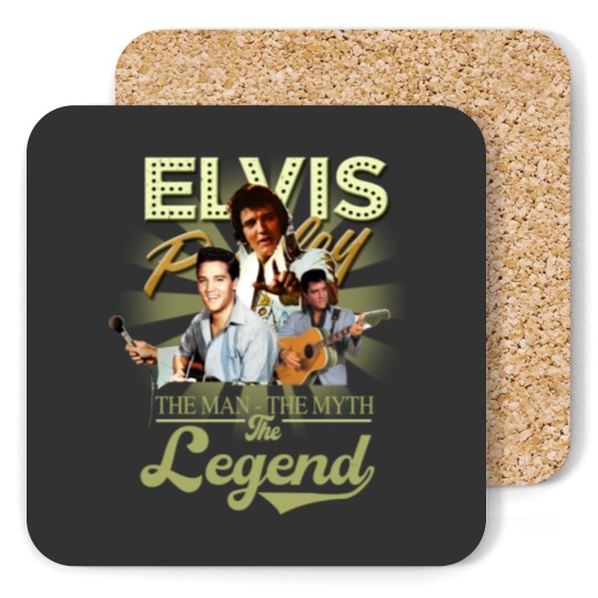 Discover Elvis Coasters Coasters, Elvis The Man The Myth The Legend