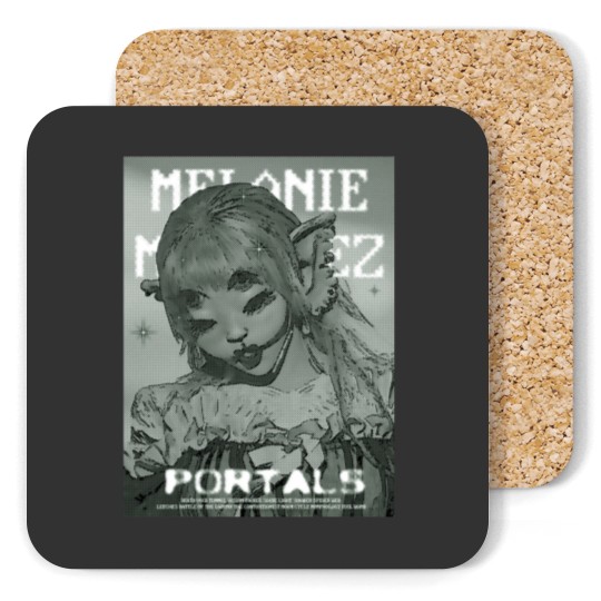 Discover Melanie Funny Coasters, Martinez graphic Album Coasters, Portals Tour 2023 Coasters