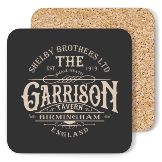 Discover THE GARRISON PEAKY BLINDERS Coasters