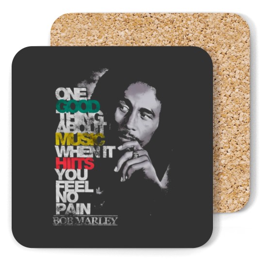 Discover Bob Marley Inspirational Quote Coaster