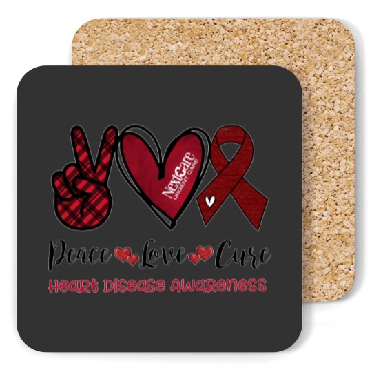 Discover NextCare Urgent Care Heart Disease Awareness Coasters