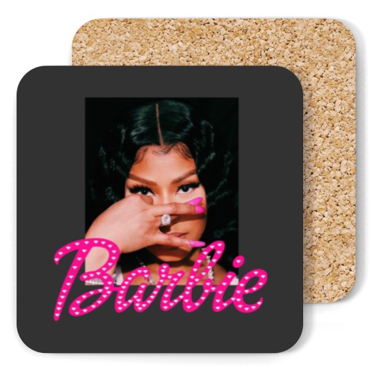 Discover Nicki Minaj Barbi Girl Coasters| Queen of Rap Coasters