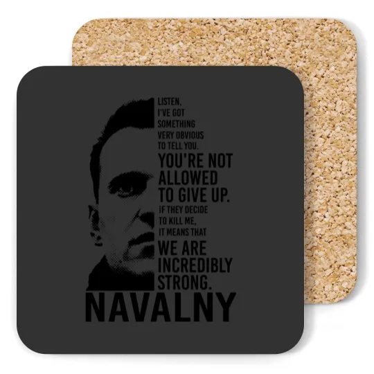 Discover Alexei Navalny Coasters, RIP Alexei Navalny 1976-2024 Coasters