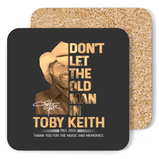 Discover Toby Keith memory black Coasters