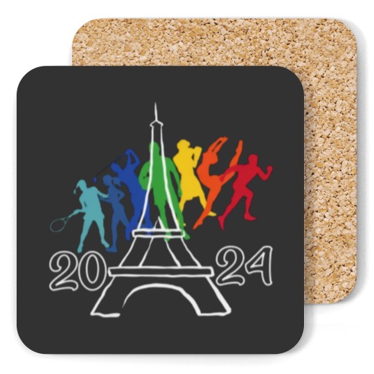 Discover 2024 Olympics Coasters, Olympics Merch Coasters