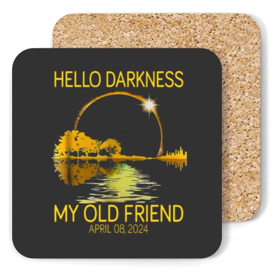 Discover Hello Darkness My Old Friend Eclipse Coasters, Hello Darkness Coasters