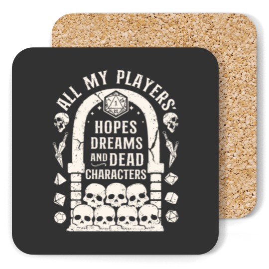 Discover Dungeon Master Coasters - D&D Gift
