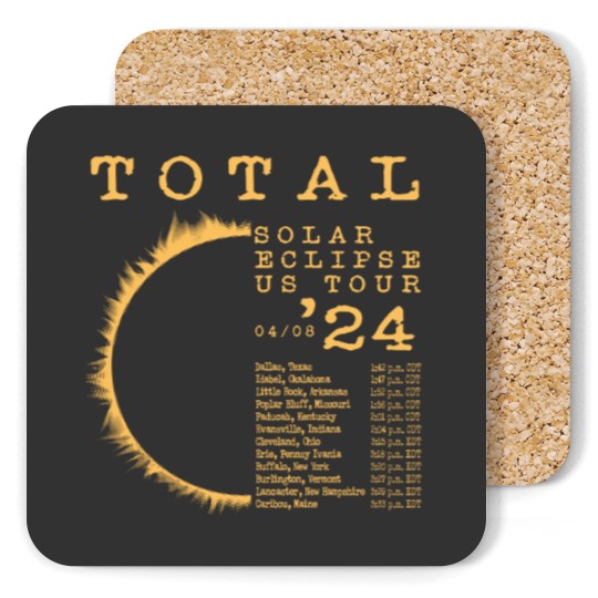 Discover Total Solar Eclipse Coaster, April 8, 2024 North American Path