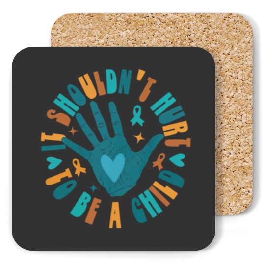 Discover Child Abuse Awareness Coasters, Domestic Violence Mental Health