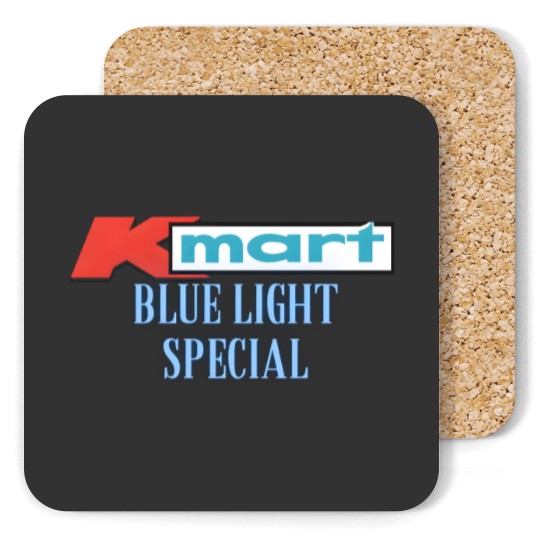 Discover Kmart Blue Light Special Coasters