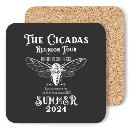 Discover Cicada Concert Tour 2024 Coasters