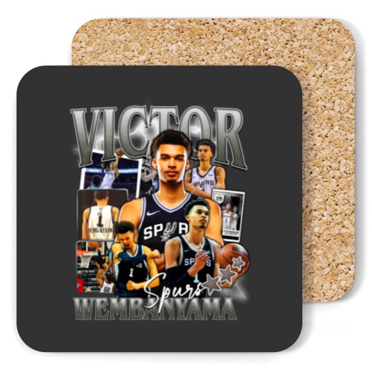 Discover Victor Wembanyama San Antonio Basketball Coasters