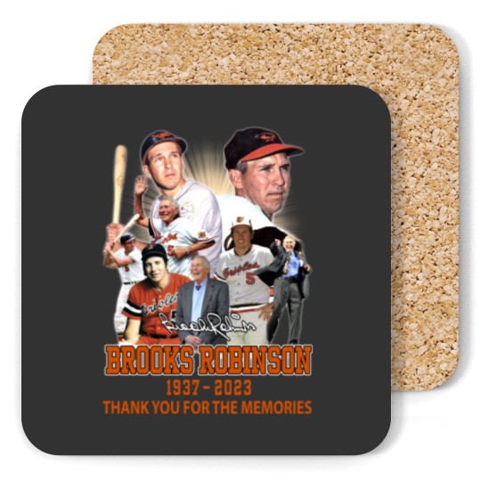 Discover Signature Brooks Robinson 1937-2023 Thank You Coasters