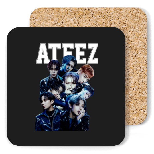 Discover Ateez Vintage Coasters, Ateez Coasters,Ateez Break The Wall Coasters