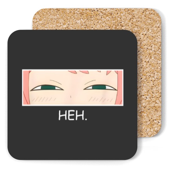 Discover Emotion Heh Cute Anya Funny Coasters