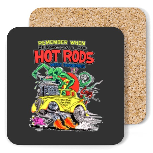 Discover Rare Vintage 1991s Rat Fink Hot Rods ROTH Coasters