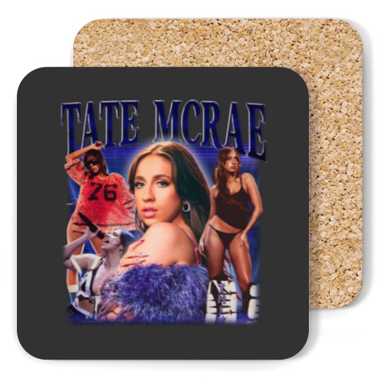 Discover Tate Mcrae Coasters, Vintage Music Coasters