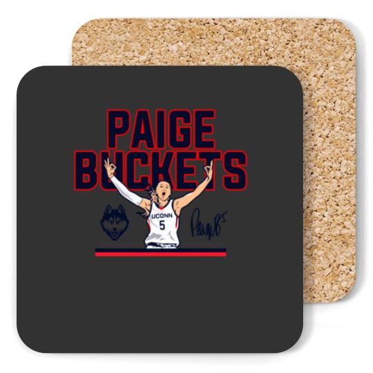 Discover Paige Bueckers Buckets Unisex Coasters, Basketball Player irt