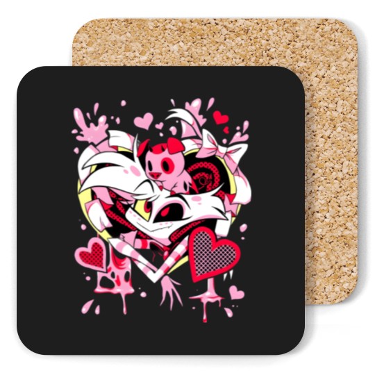 Discover Hazbin Hotel Angel Dust Coasters