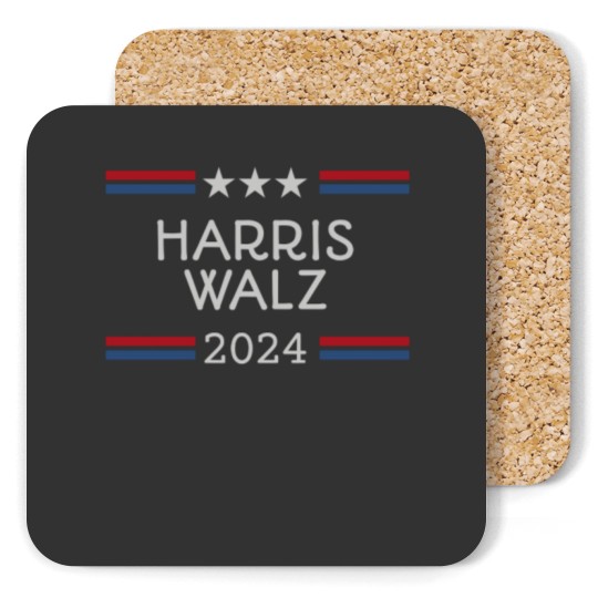 Discover Harris Walz 2024 Coasters, Kamala Harris, Tim Walz, Gift for Democrat
