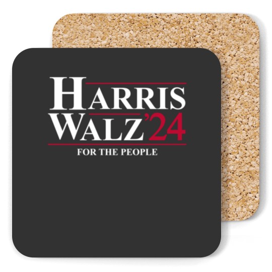Discover Harris Walz Coasters - Kamala Harris 2024 Support