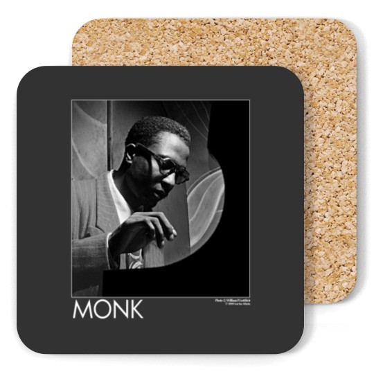 Discover Vintage 90s Thelonious Monk Jazz Musician Artwork 1990s Fashion Coasters