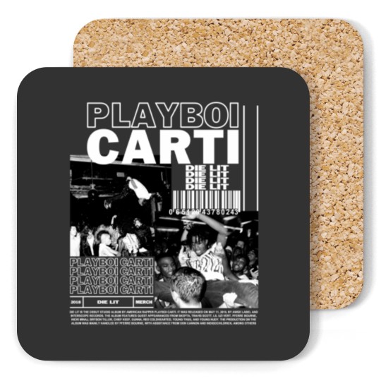 Discover Vintage Playboi Carti Coasters, Playboi Carti merch