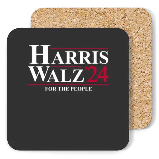 Discover Harris Walz Coasters President Kamala Harris 2024 Coasters