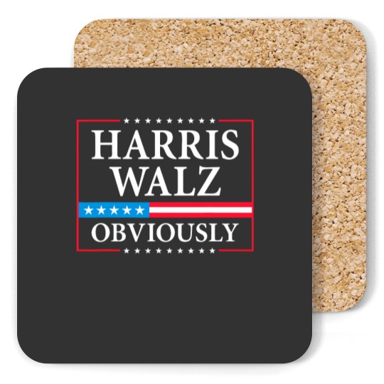 Discover Harris Walz Obviously President Kamala Harris Waltz Election Coasters