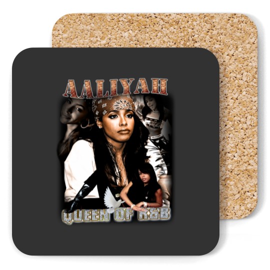 Discover Aaliyah Queen Of R&B Coasters