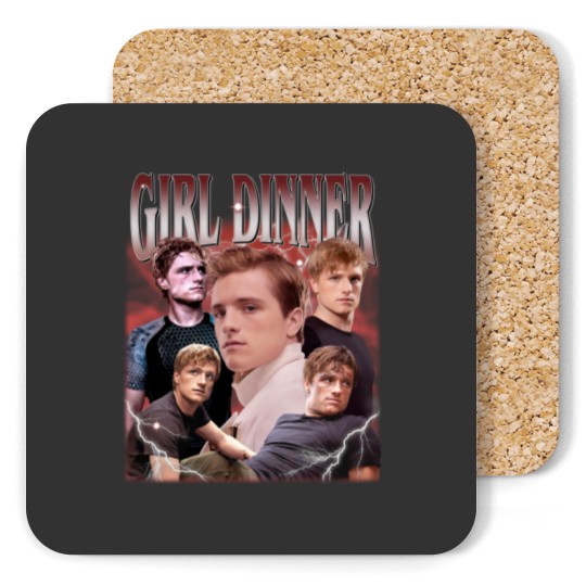 Discover Vintage Josh Hutcherson Coasters Coasters, Peeta Mellark Coasters, Girl Dinner Coasters