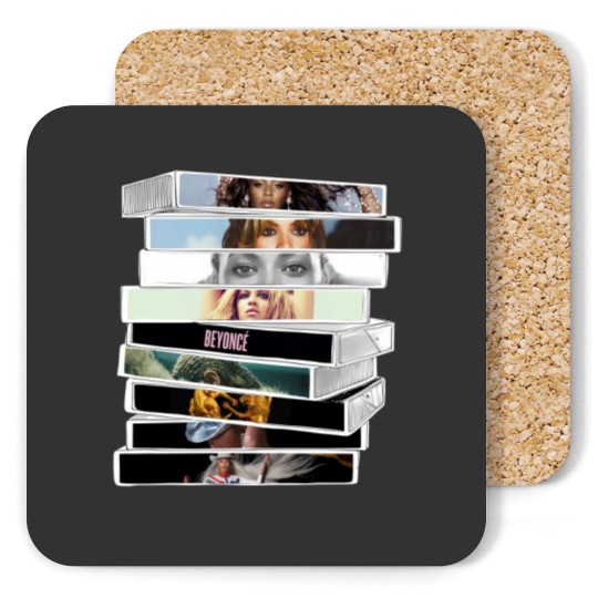 Discover Beyonce Albums Graphic Coasters