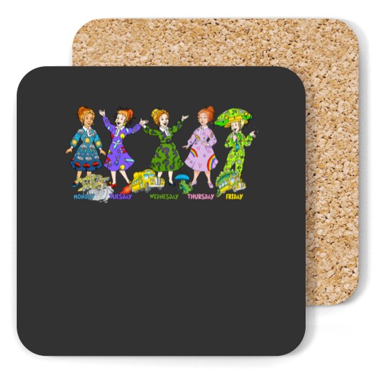 Discover Frizzle School Bus Coasters,The Magic School Bus Coasters