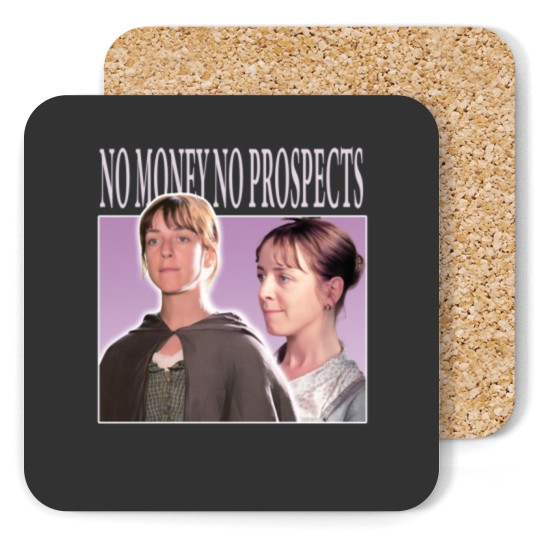 Discover No Money No Prospects Coasters, Pride and Prejudice Coasters, Charlotte Lucas Coasters