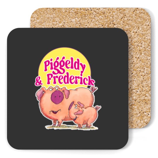 Discover Piggeldy And Frederick Series 1970'S Coasters