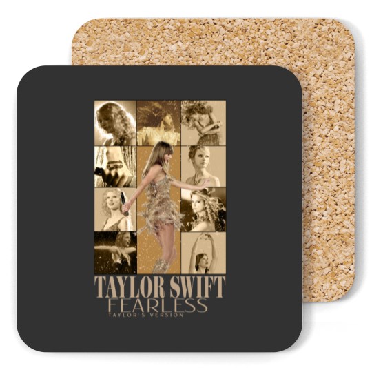 Discover Vintage 90s Style Taylor Fearless Coasters, Bootleg Coasters, Trendy Coasters