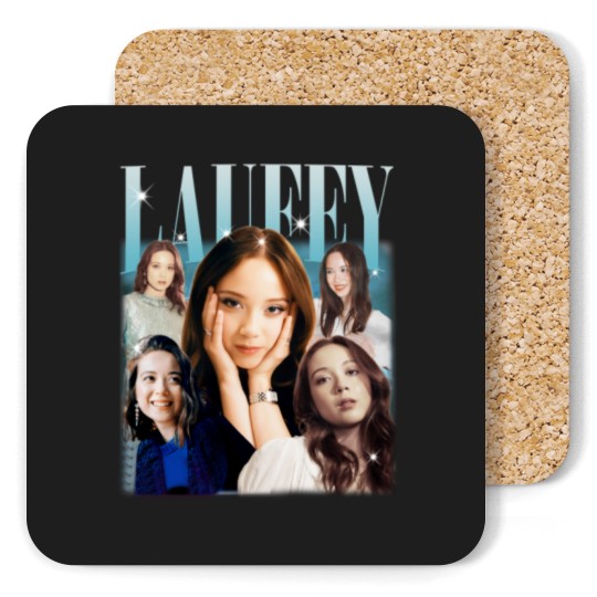 Discover Laufey, Laufey Coasters, Laufey Coasters, Laufey Musician Singer Tees, Retro Laufey Gift