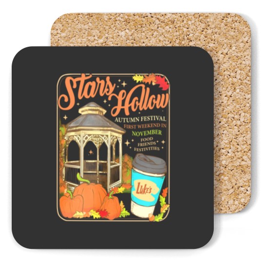 Discover Stars Hollow Connecticut Color Coaster - Gilmore Girls Theme