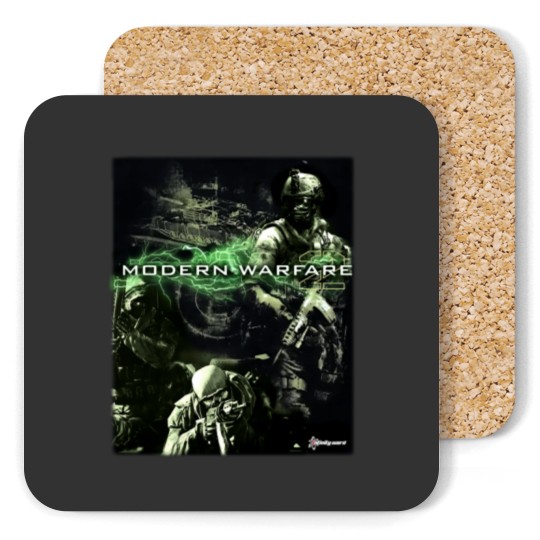 Discover 2009 Call of Duty Modern Warfare 2 IW Promo Vintage Y2K Coasters