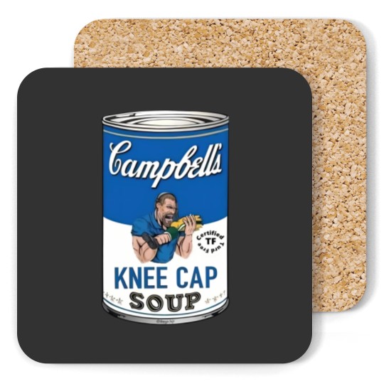 Discover Dan Campbell's Kneecap Soup Graphic Coasters, Dan Campbell Coasters