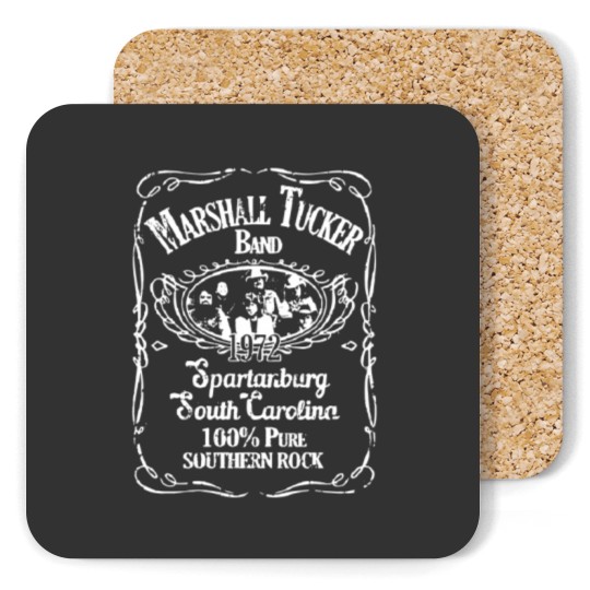 Discover The Marshall Tucker rock music graphic Coasters